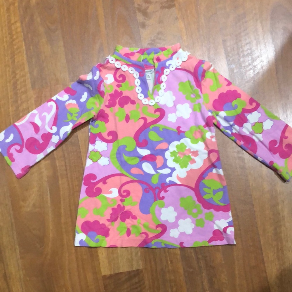 KC Parker colorful long sleeve dress